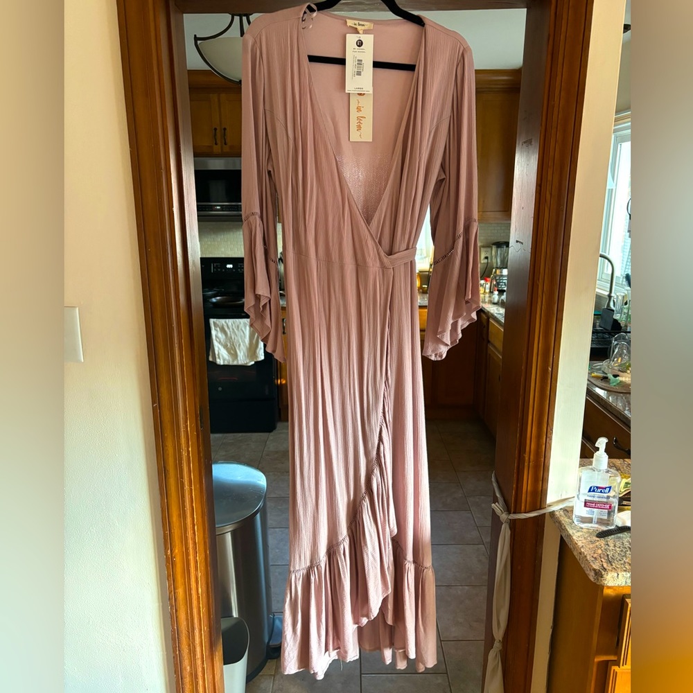 Mauve Wrap Dress - New